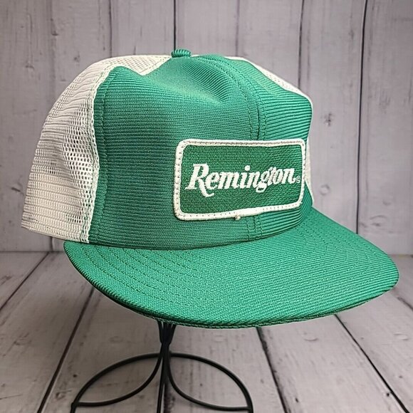 Vintage Remington Arms Mesh Trucker Snapback Hat Cap - Picture 5 of 10